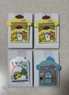 サンリオ アクリルブローチ 4点セット ポムポムプリン ペックル ギョドン
