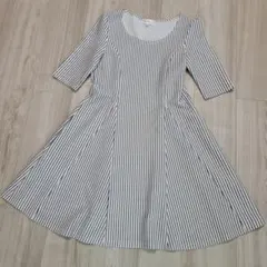 Sweet Mommy ワンピース 白黒ストライプ