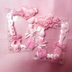 トレカケースデコピンク