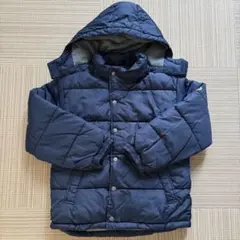 GapKids 130cm ダウンコート　ダウン　フリース　ネイビー　厚手