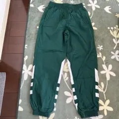 adidas グリーン ジャージパンツ S