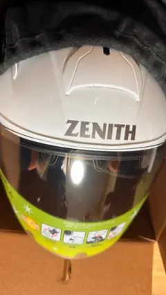 新品 YAMAHA ZENITH ジェットヘルメット ホワイト ヤマハ Mのサムネイル
