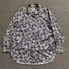 80s 90s Banana Republic ski柄shirtのサムネイル