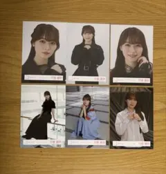 守屋麗奈 生写真 まとめ売り レザージャケット 他 櫻坂46