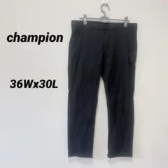 champion 【36Wx30L】 ヴィンテージ ブラック カジュアルパンツ