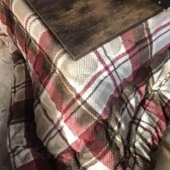 シンプルなダークブラウンこたつテーブルのサムネイル