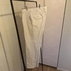 UNIQLO スラックス ウエスト70cm レングス76cm ホワイトベージュ