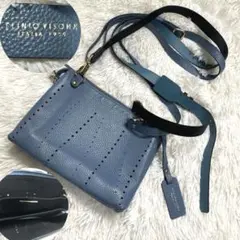 plinio visona シボ レザー ワンショルダーバッグ ボルドー - メルカリ