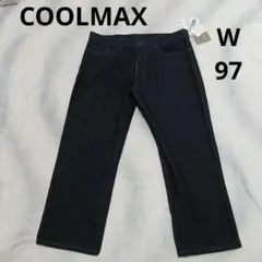 新品⭐COOLMAX ワイドデニム ネイビー　大東紡のサムネイル