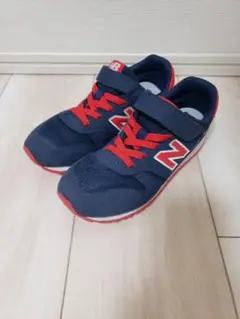 New Balance 373 20cm ネイビー/レッド スニーカー