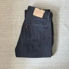 90s Levi's 501 後染めブラックデニム USA製