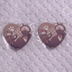 忍たま 雑渡昆奈門 ナンジャタウン ハート缶バッジ アニメジャパン AJ