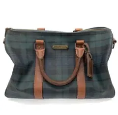 POLO RALPH LAURENチェック柄ボストンバック