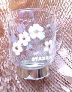 スターバックスSAKURA 2026 耐熱グラスマグゴールド355ml