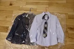 CHOPINネイビーブルー フォーマルスーツ セット 保管バッグ付き