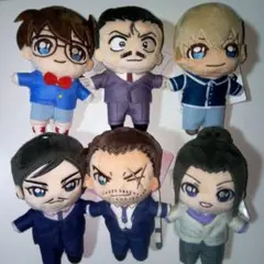 名探偵コナン　ナムコ限定　KIRA MUCCHI ミニぬいぐるみ　全6種