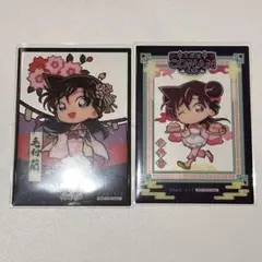 名探偵コナン 大阪城本陣 毛利蘭 特典 クリアカード 2枚セット