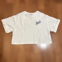 レピピアルマリオ Tシャツ Sサイズ 白 半袖 ロゴ プリント 女の子