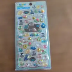 【最終価格】ふわふわとりのなかまたち　ストーン付きジュエルプチドロップ