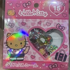正規品 サンリオ 日焼け キティ ギャル クリスタルシール おはじき シール