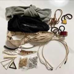 ヘアアクセ　ヘアバンド　カチューシャ　ヘアゴム　ヘアピン　20点　まとめ売り