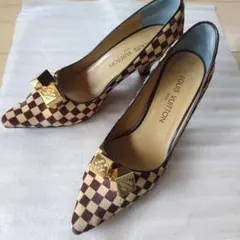 LOUIS VUITTON パンプス　ヒール7CM位　サイズ38.0