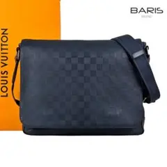 【美品】ルイヴィトン ダミエ・アンフィニ ディストリクトMM ショルダーバッグ LOUIS VUITTON ルイヴィトン ディストリクトPM ショルダーバッグ