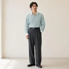Christian Dior MONSIEUR クレリック 長袖シャツ　グリーンのサムネイル