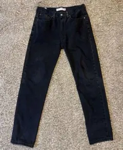 LEVI’S 550 44×32 ブラックデニム　リラックスフィット