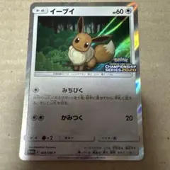 イーブイ プロモ 2020 チャンピオンシップ ポケモンカード みちびく