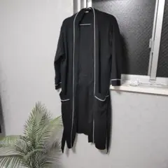 HOMEWNY ブラック ロングカーディガン