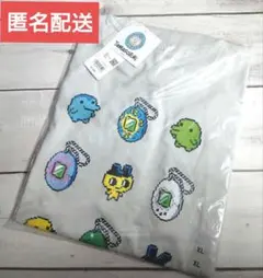 【未開封品】たまごっち ドット調 Tシャツ XL レディース ライトグレー　半袖