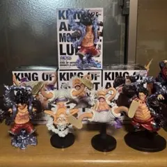 ONE PIECE KING OF ARTIST ルフィ 4体セットのサムネイル