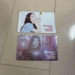 blackpink シーグリ　2020 ジス　jisoo クリアトレカ　2枚
