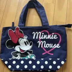 ミニーマウス トートバッグ ネイビー