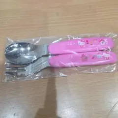 2008年 ハローキティ スプーン フォーク 未使用