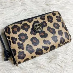 【極美品】 トリーバーチ ロビンソン レオパード コンパクトウォレットのサムネイル