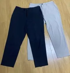 GU ストレッチイージーアンクルパンツ 2本セット