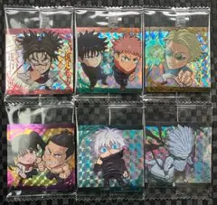 呪術廻戦　シールウエハース　sr　全6種　コンプ　五条悟sr　にふぉるめーしょん