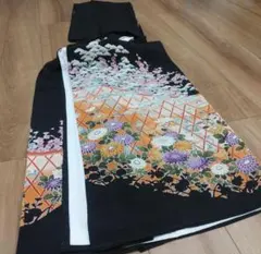 貴賓ある逸品&極美品【正絹 和装小物 着物 振袖 留袖 和装 訪問着 黒留袖】