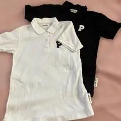 PINK HOUSE ポロシャツ 2枚セット ホワイト ブラック