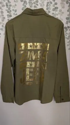 ZUMBA カーキ色 腰巻き シャツ