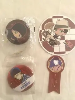 赤井秀一 缶バッジ  コースター