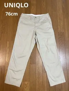 UNIQLO 76cm ヴィンテージレギュラーフィットチノ