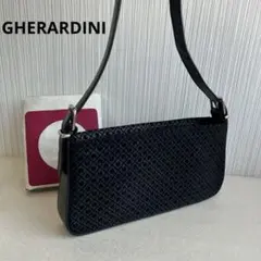 ゲラルディーニ　ワンショルダーバッグ　手提げバッグ　ハンドバッグ　黒色のサムネイル