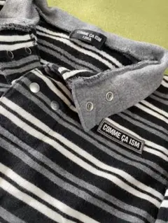 COMME CA ISM 長袖ボーダーカットソー120