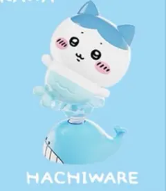 moetch✖️ちいかわ　海外限定　人魚ミニフィギュア　ゆらゆら置物 ハチワレ