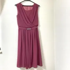 anysis ワンピース　Aライン　シフォン　ノースリーブ　Mサイズ