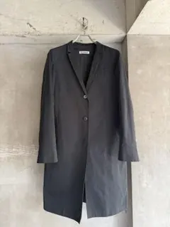 JIL SANDER Archive Black Chester Coat