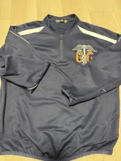 mizuno 某強豪高校　ネイビー 長袖ジャケット L